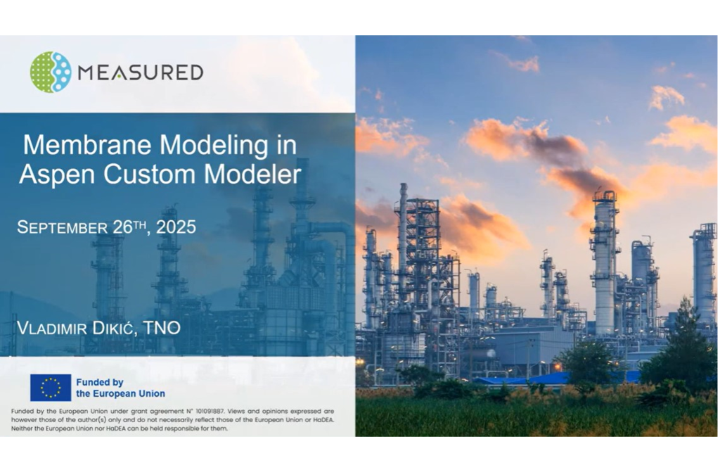 Membrane Modeling in Aspen Custom Modeler: recording now available ...